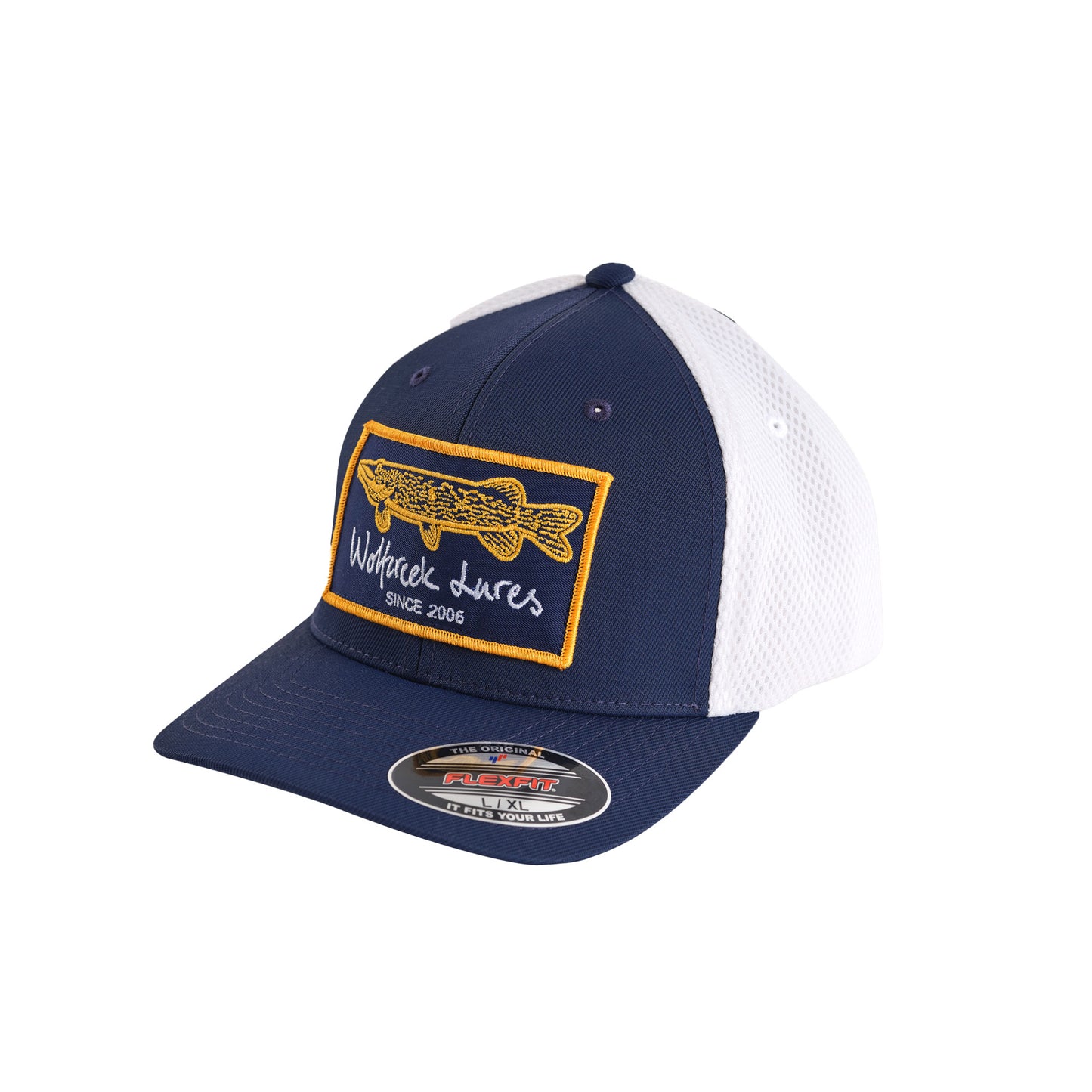 Pike Patch Flexfit Tactel Airmesh, Navy/White
