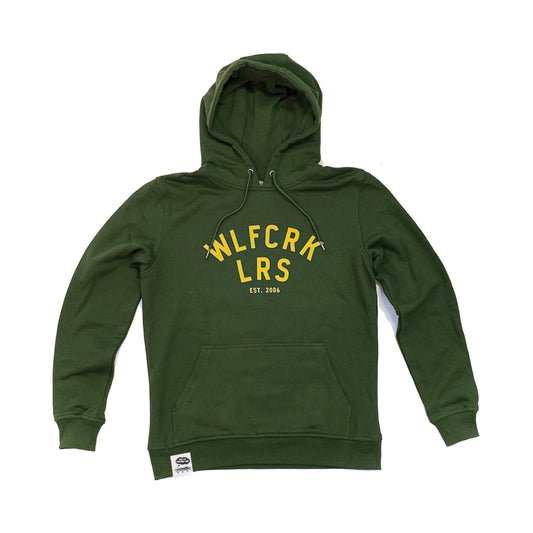 WLFCRK LRS Logo Hoodie, Green