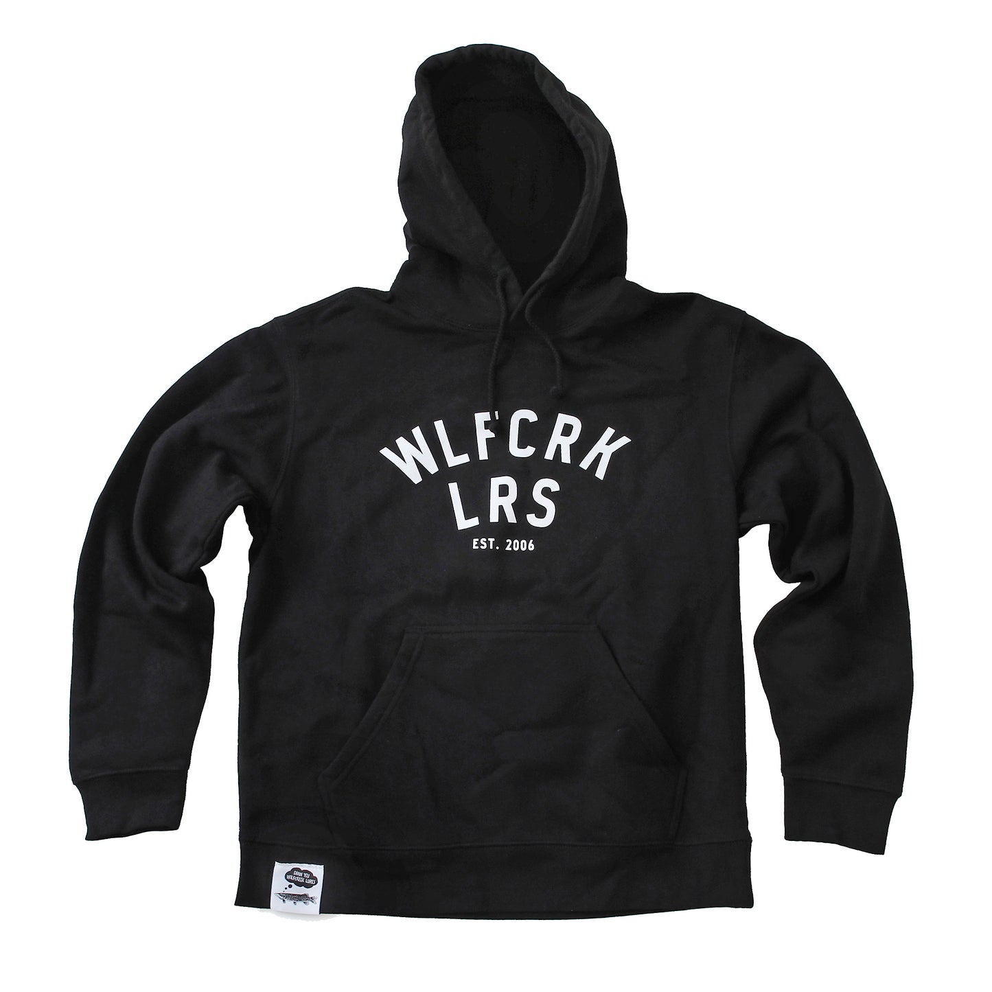 WLFCRK LRS Logo Hoodie, Black