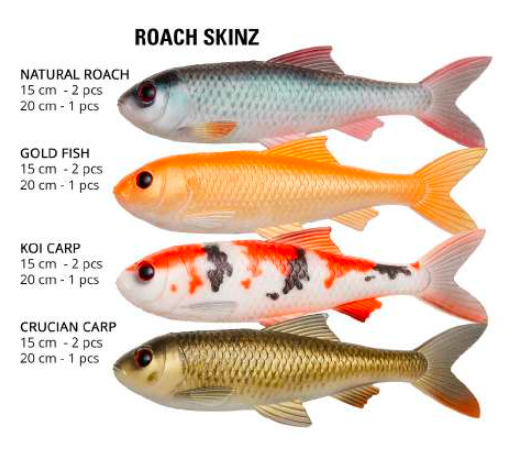 Roach Skinz 15cm 2Pcs