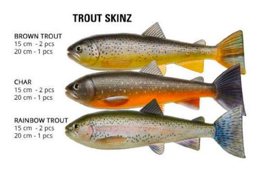 Trout Skinz 15cm 2Pcs