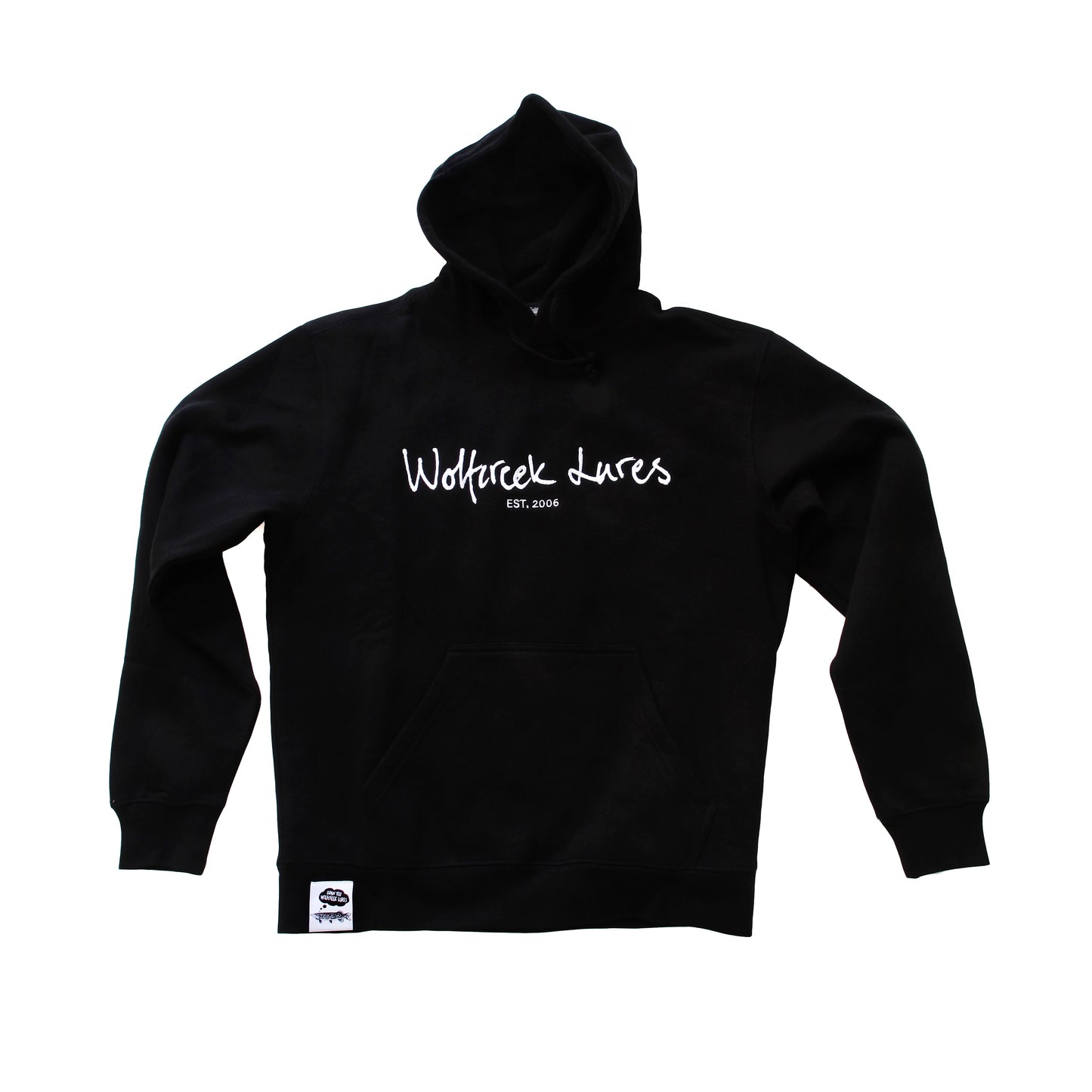 Wolfcreek Lures Classic Logo Hoodie, Black
